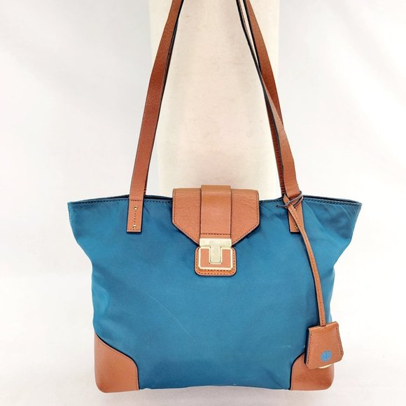 Tory Burch Handbags - AUTHENTIC TORY BURCH PENN MINI TOTE - ELECTRIC EEL